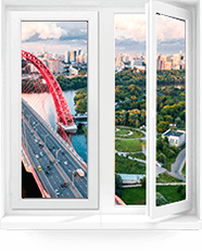 Двухстворчатое окно