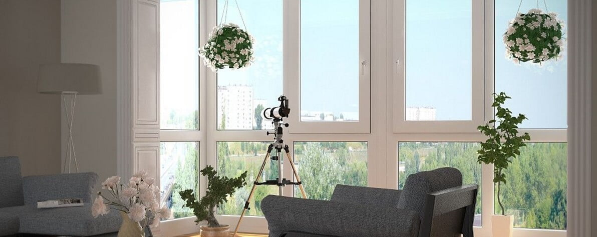 Панорамное остекленение балконов REHAU фото