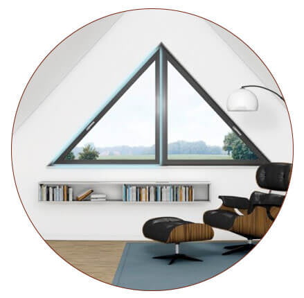 Нестандартные окна REHAU фото